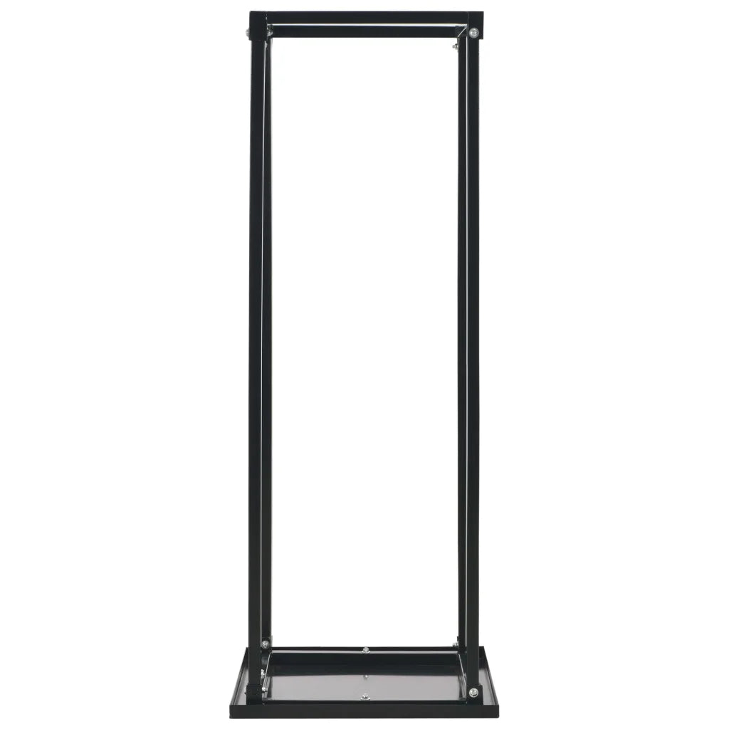 Brennholzregal mit Boden   Stahl