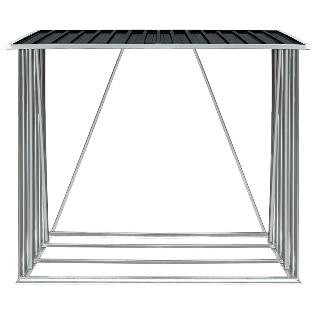Brennholzlager Verzinkter Stahl 163 x 83 x 154 cm