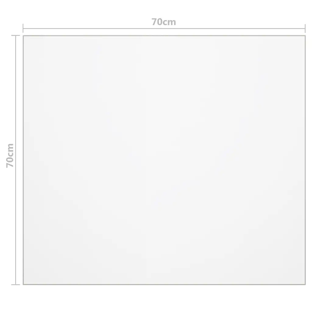 Tischfolie Matt 90x90 cm 1,6 mm PVC