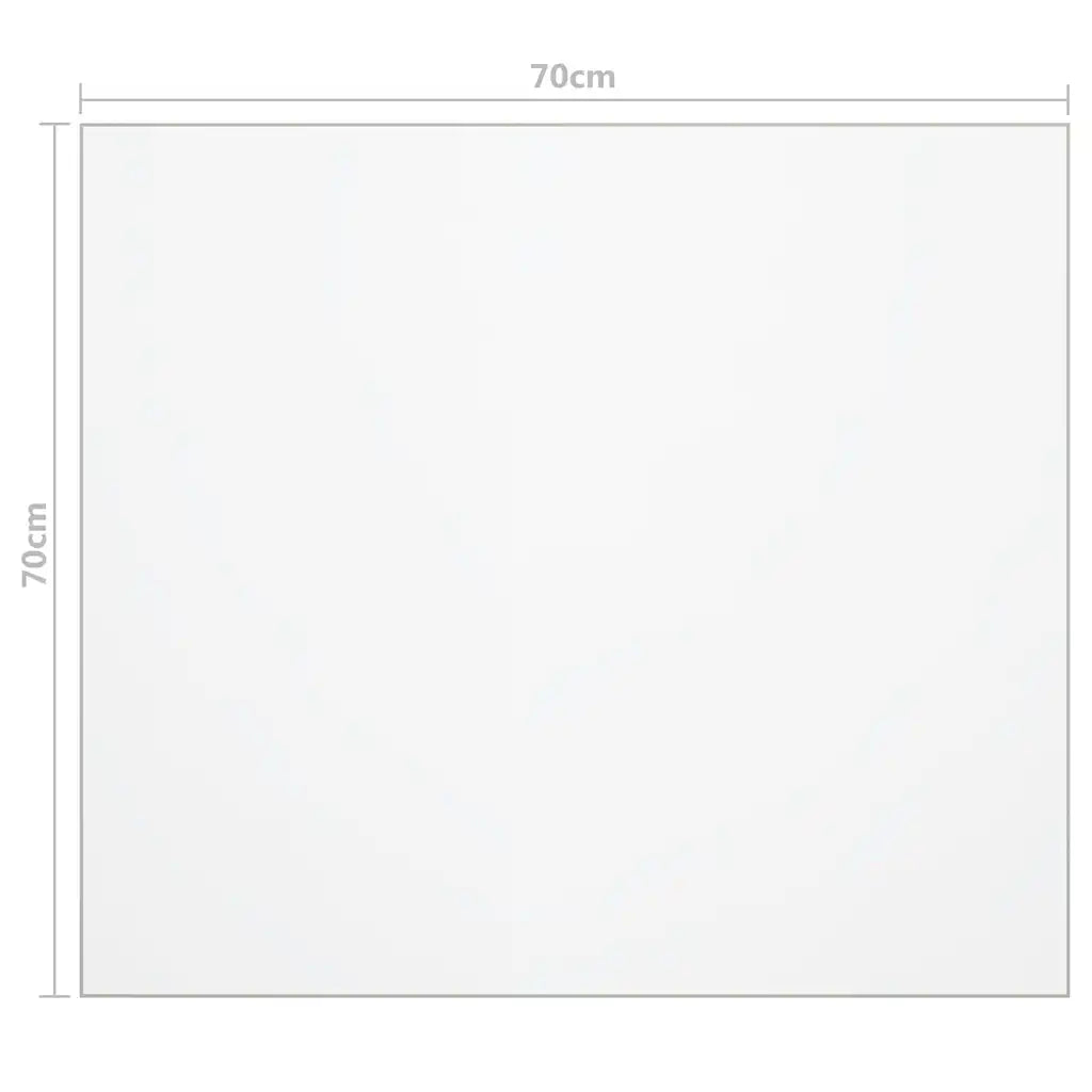 Tischfolie Matt 90x90 cm 1,6 mm PVC