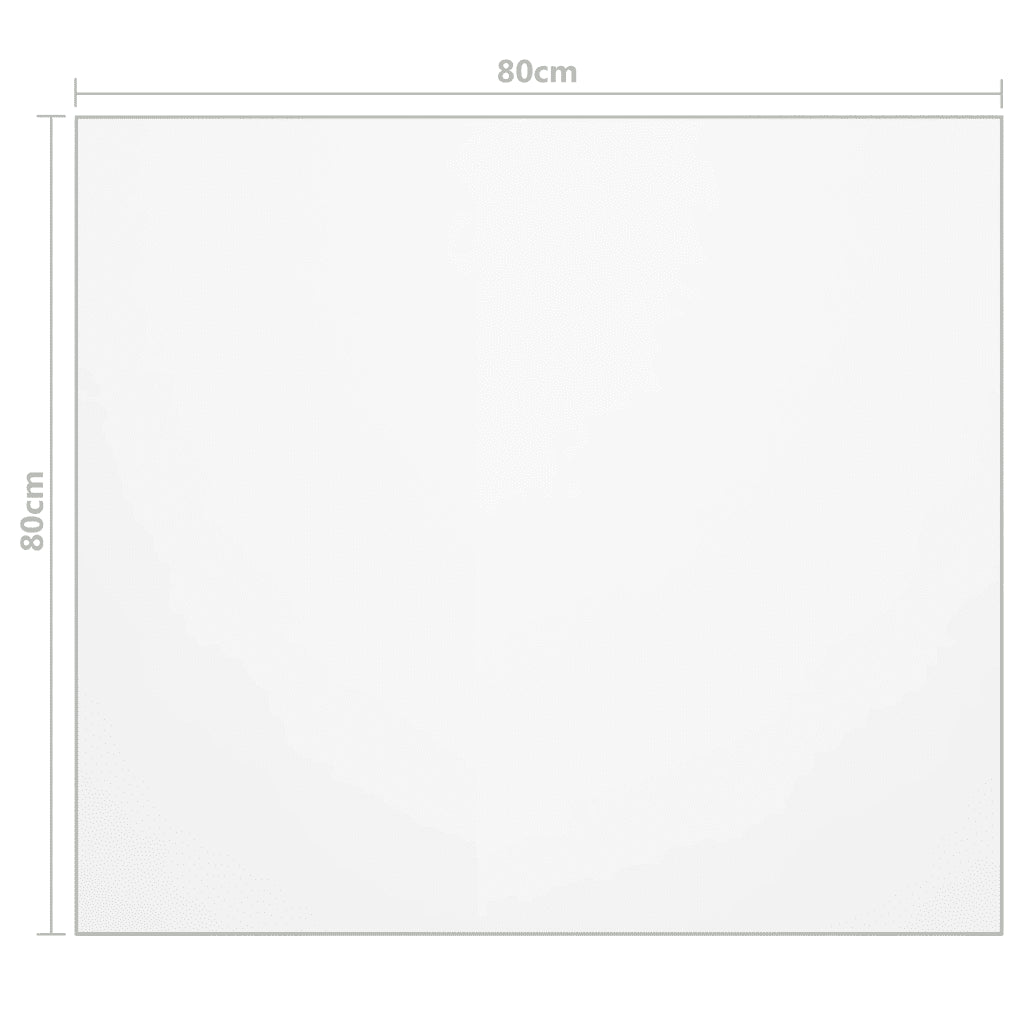 Tischfolie Matt 90x90 cm 1,6 mm PVC