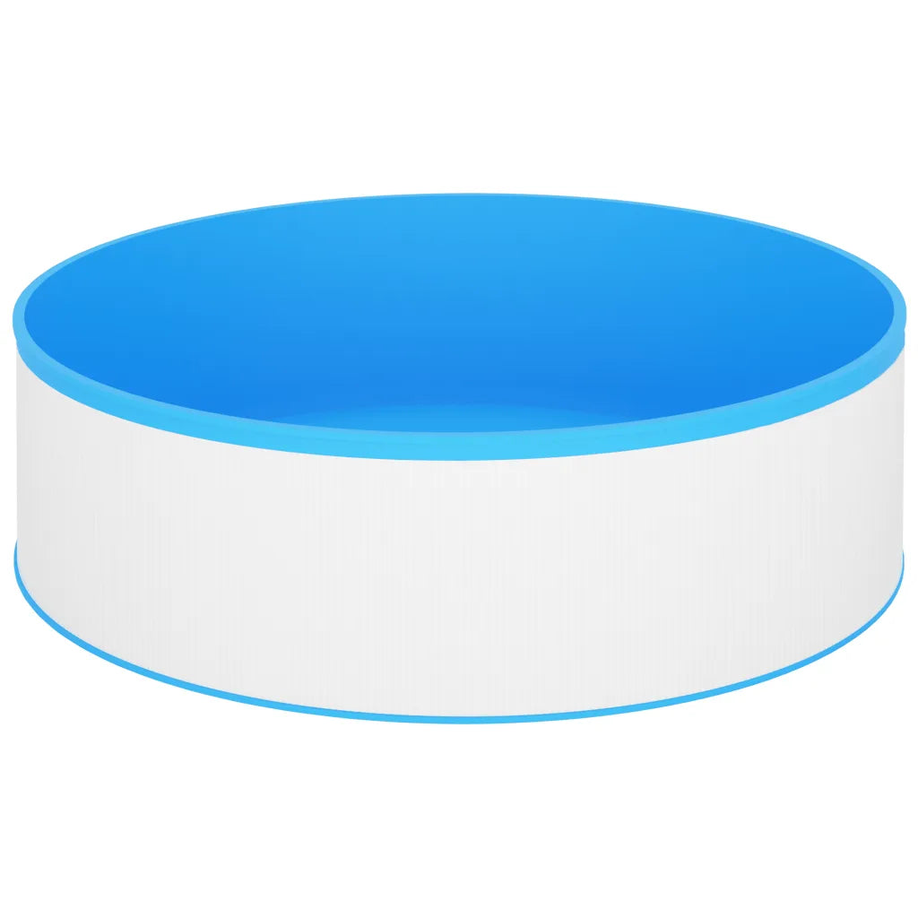 Planschbecken 350x90 cm Weiß