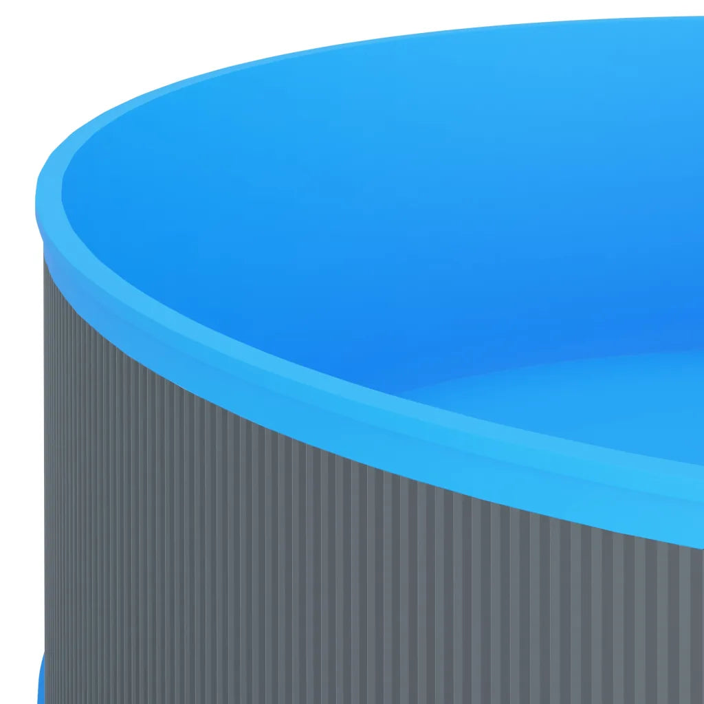 Planschbecken 350x90 cm Weiß