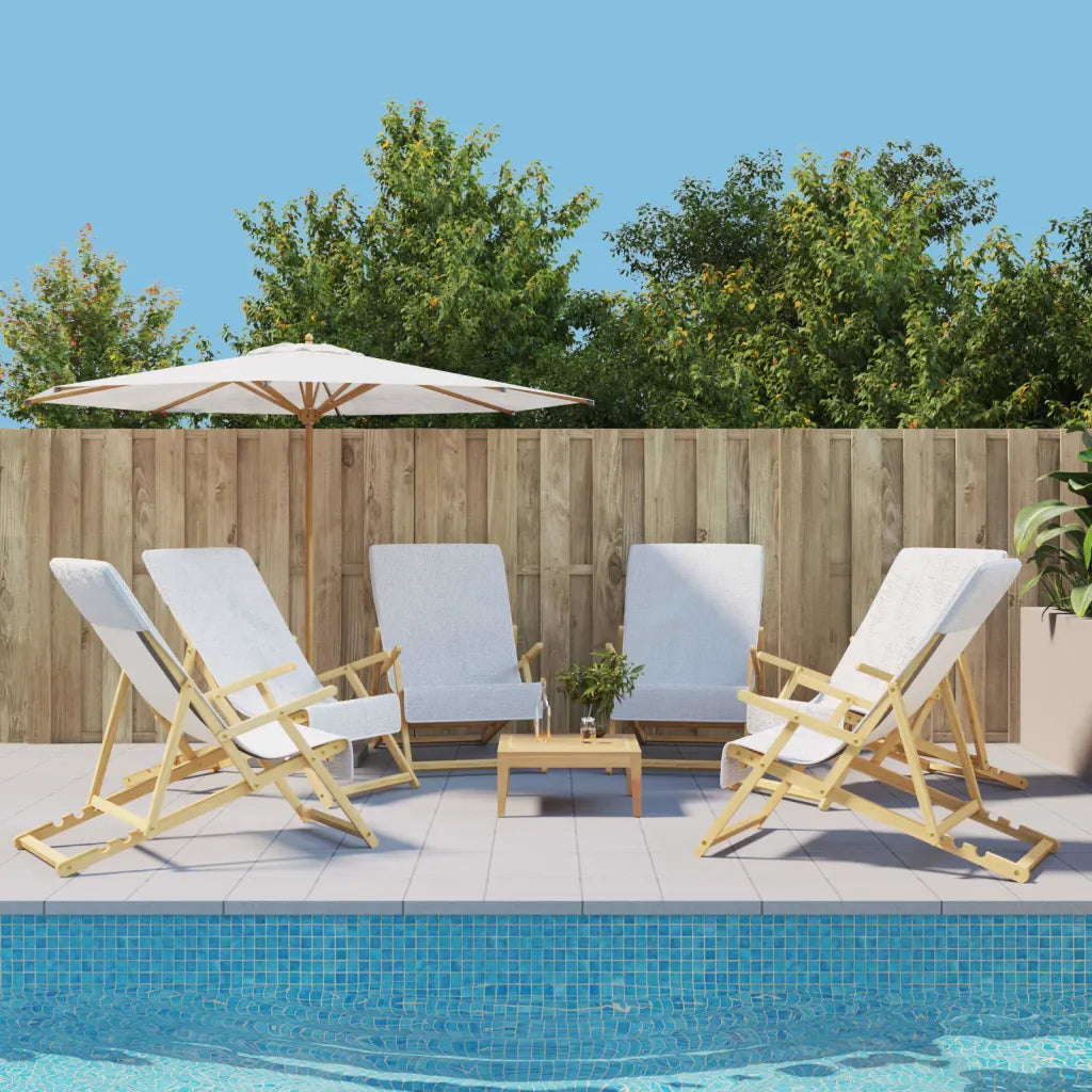 Strandtücher 4 Stk.  60x135 cm Stoff 400 GSM