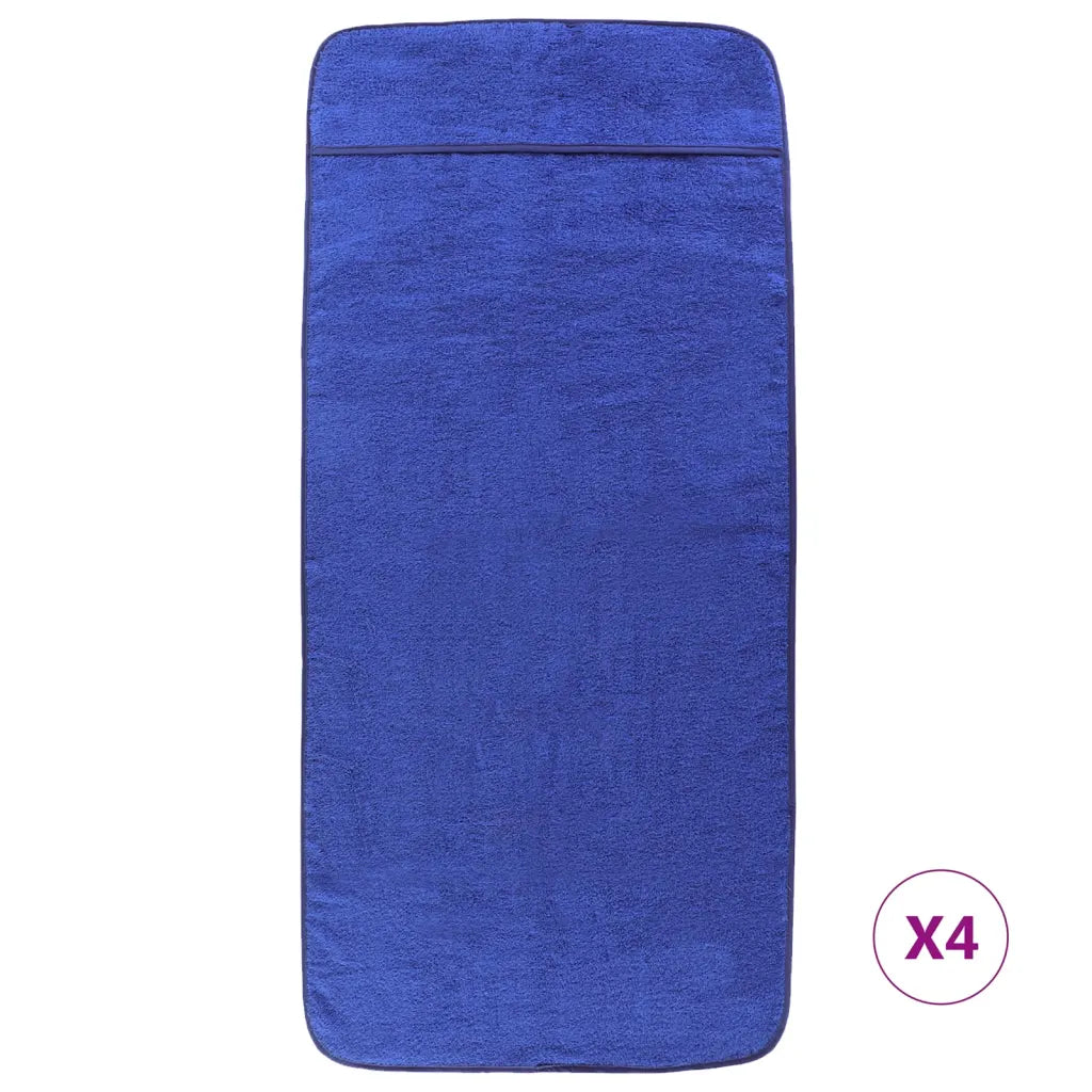 Strandtücher 4 Stk.  60x135 cm Stoff 400 GSM