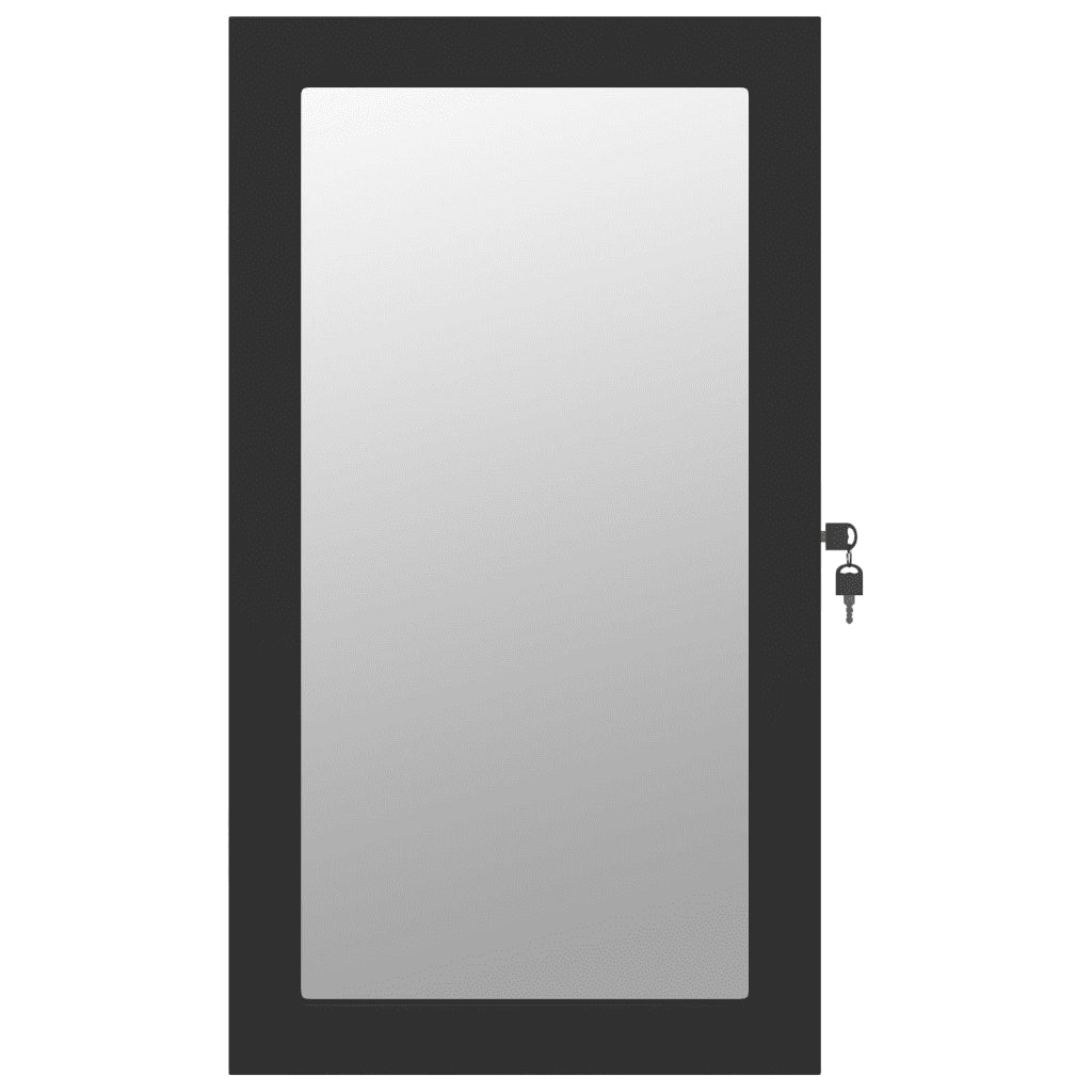 Spiegel-Schmuckschrank mit LED-Beleuchtung Wandmontage