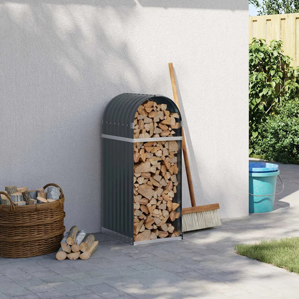 Holzkorb  40x45x170 cm Verzinkter Stahl