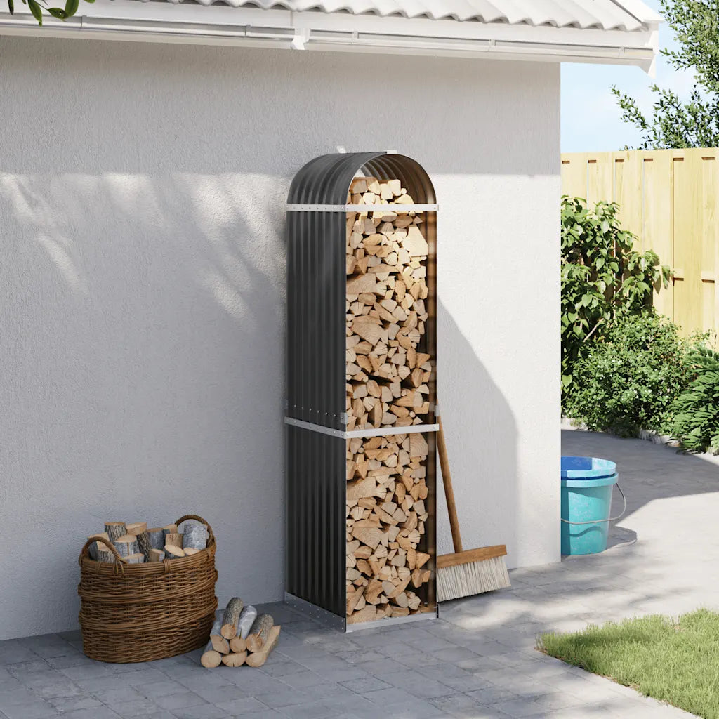 Holzkorb  40x45x170 cm Verzinkter Stahl