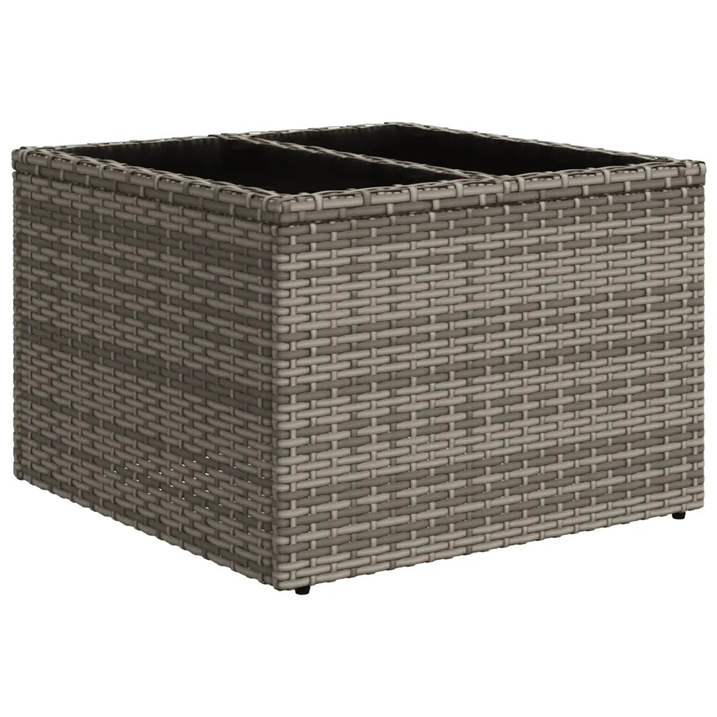 10-tlg. Garten-Sofagarnitur mit Kissen  Poly Rattan