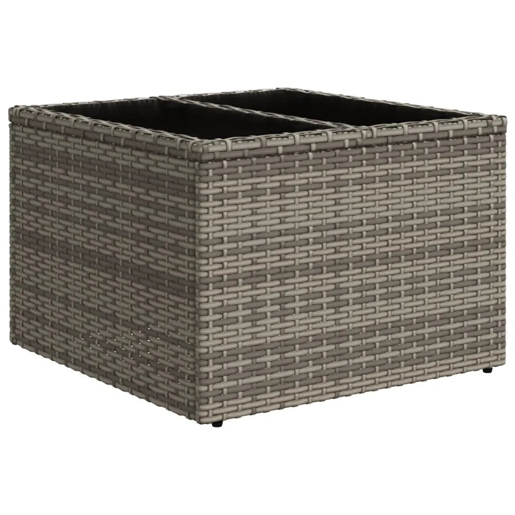 10-tlg. Garten-Sofagarnitur mit Kissen  Poly Rattan