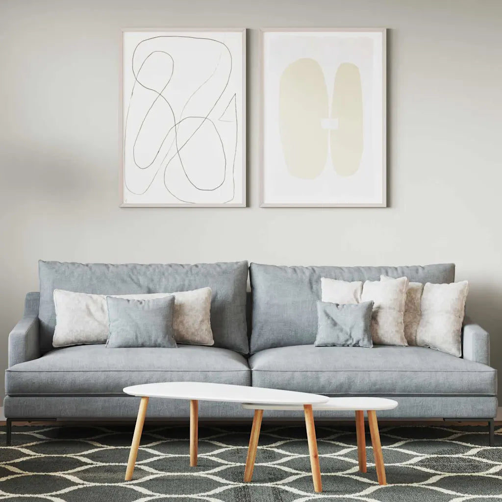 Wandfarbe Grau  Wanddruck