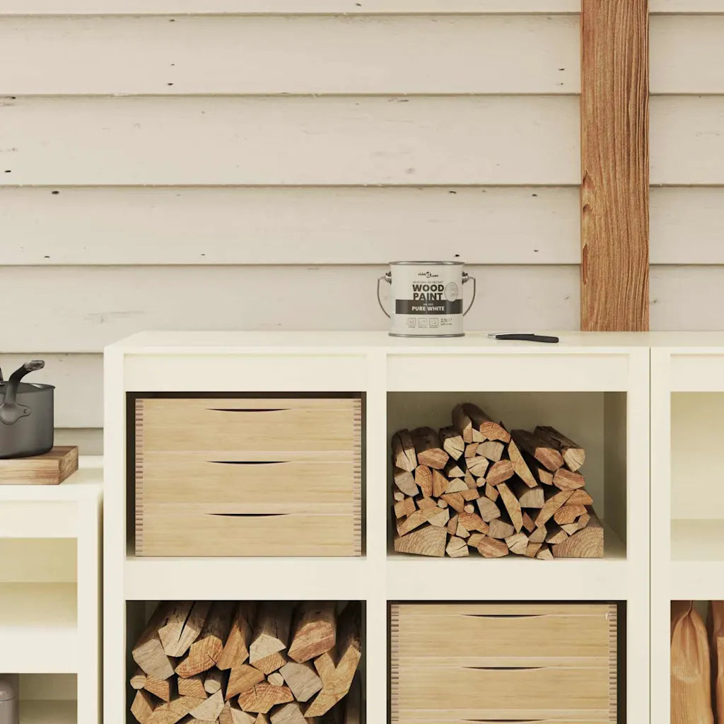 Holzfarbe Braun  Wanddruck