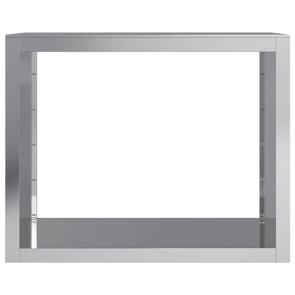 Brennholzregal 100x40x80 cm Verzinkter Stahl