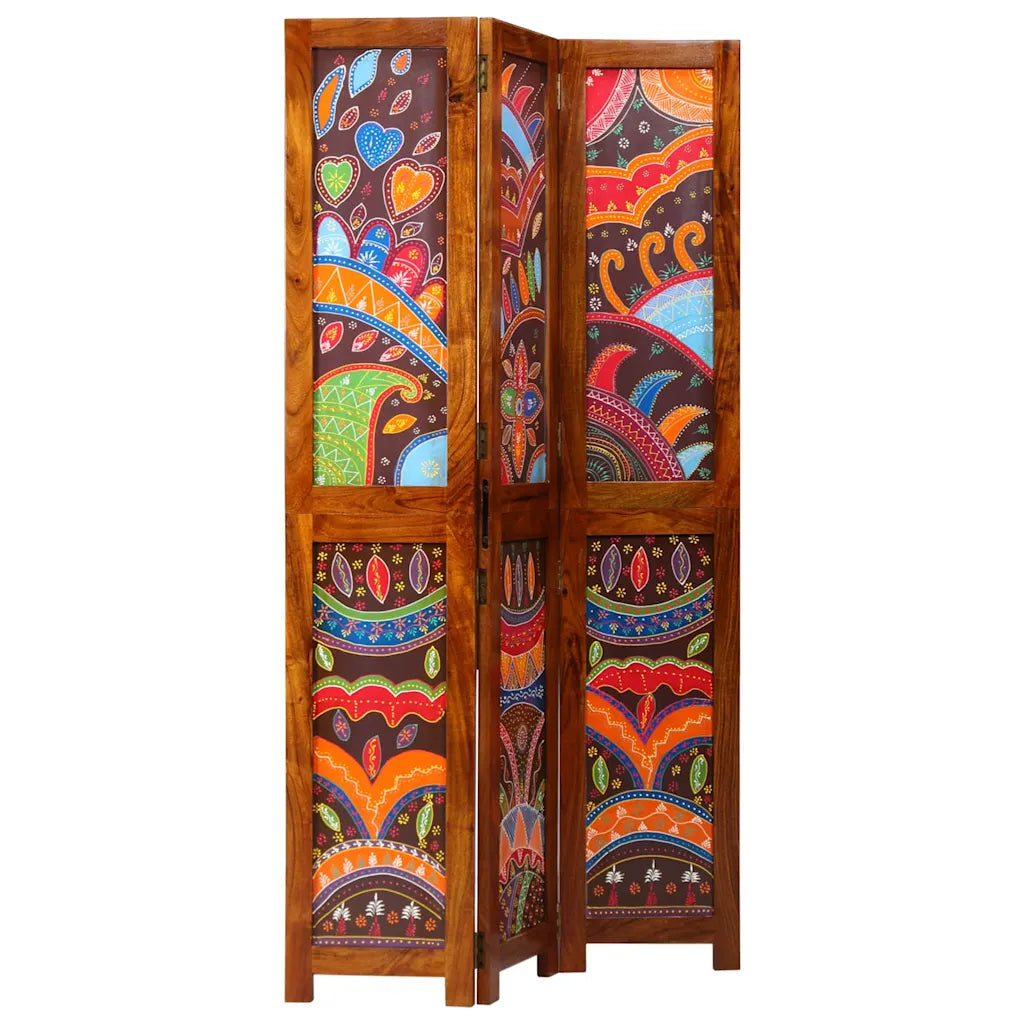 Raumteiler Honigbraun  Massivholz Akazie