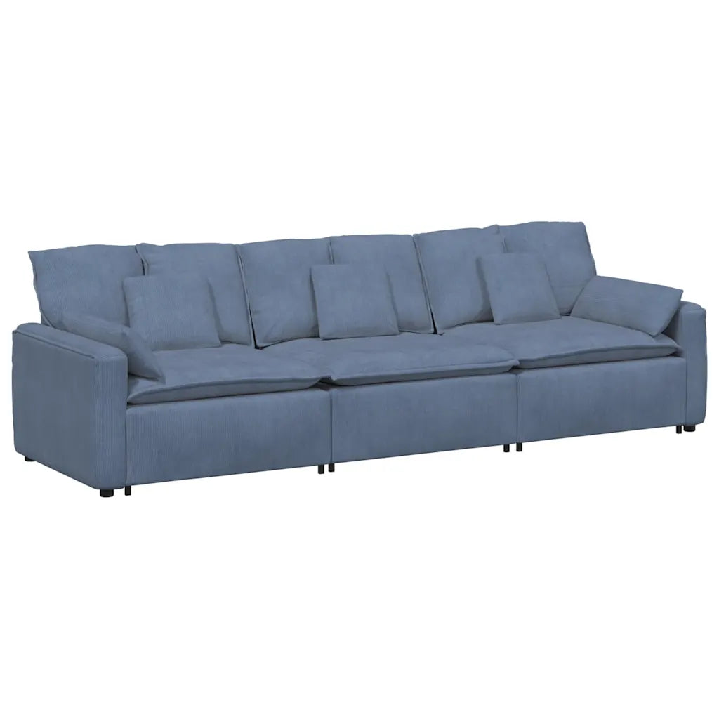 Modulares Sofa mit Kissen