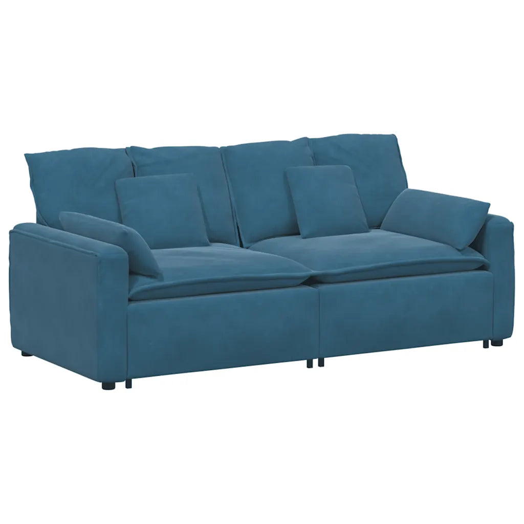 Modulares Sofa mit Kissen