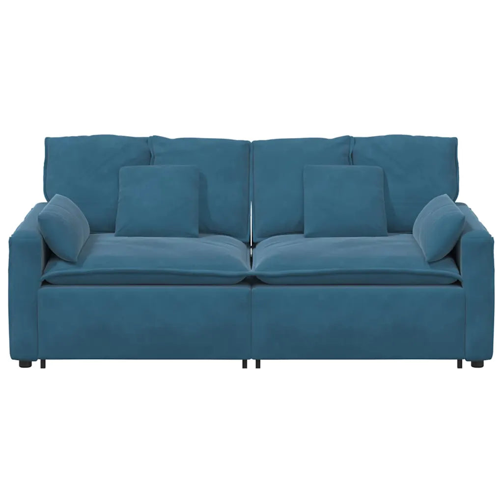 Modulares Sofa mit Kissen