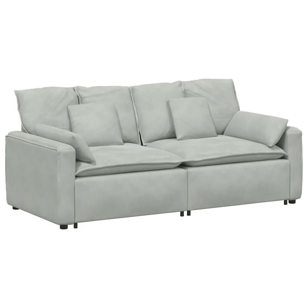 Modulares Sofa mit Kissen
