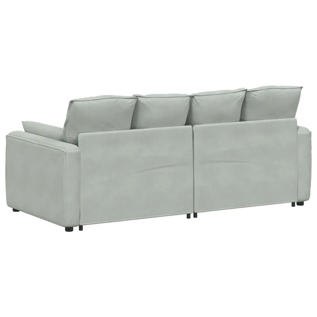 Modulares Sofa mit Kissen