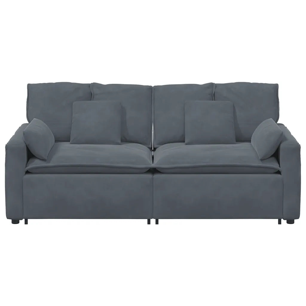 Modulares Sofa mit Kissen
