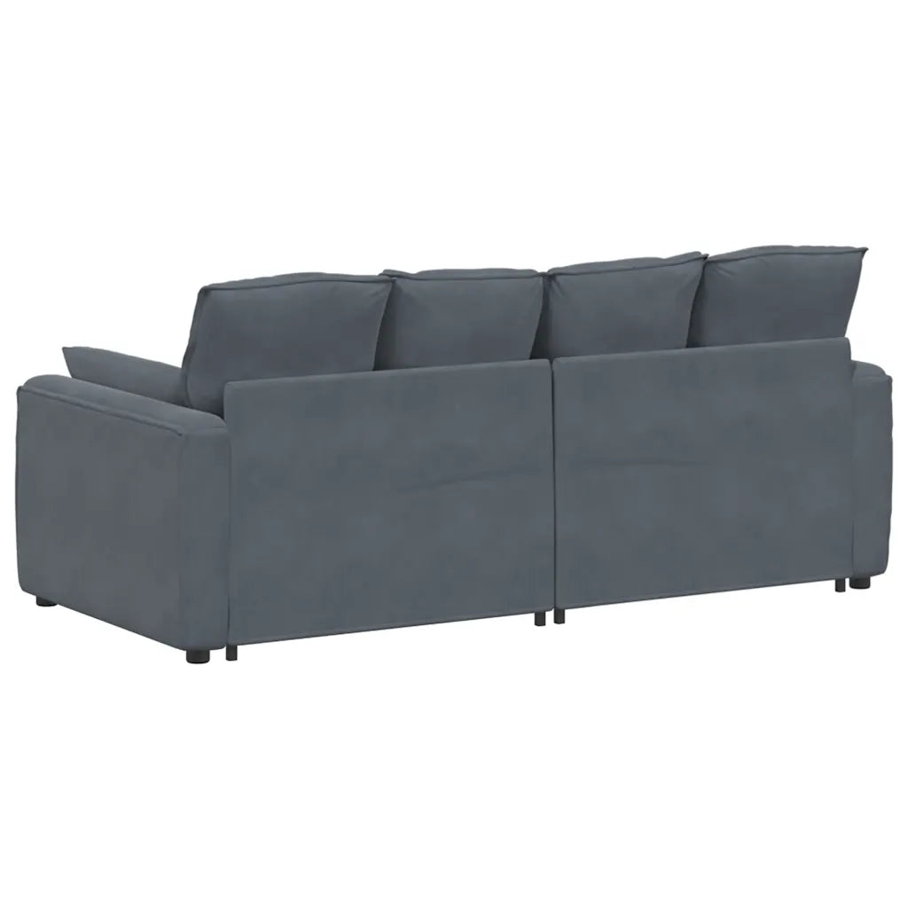 Modulares Sofa mit Kissen