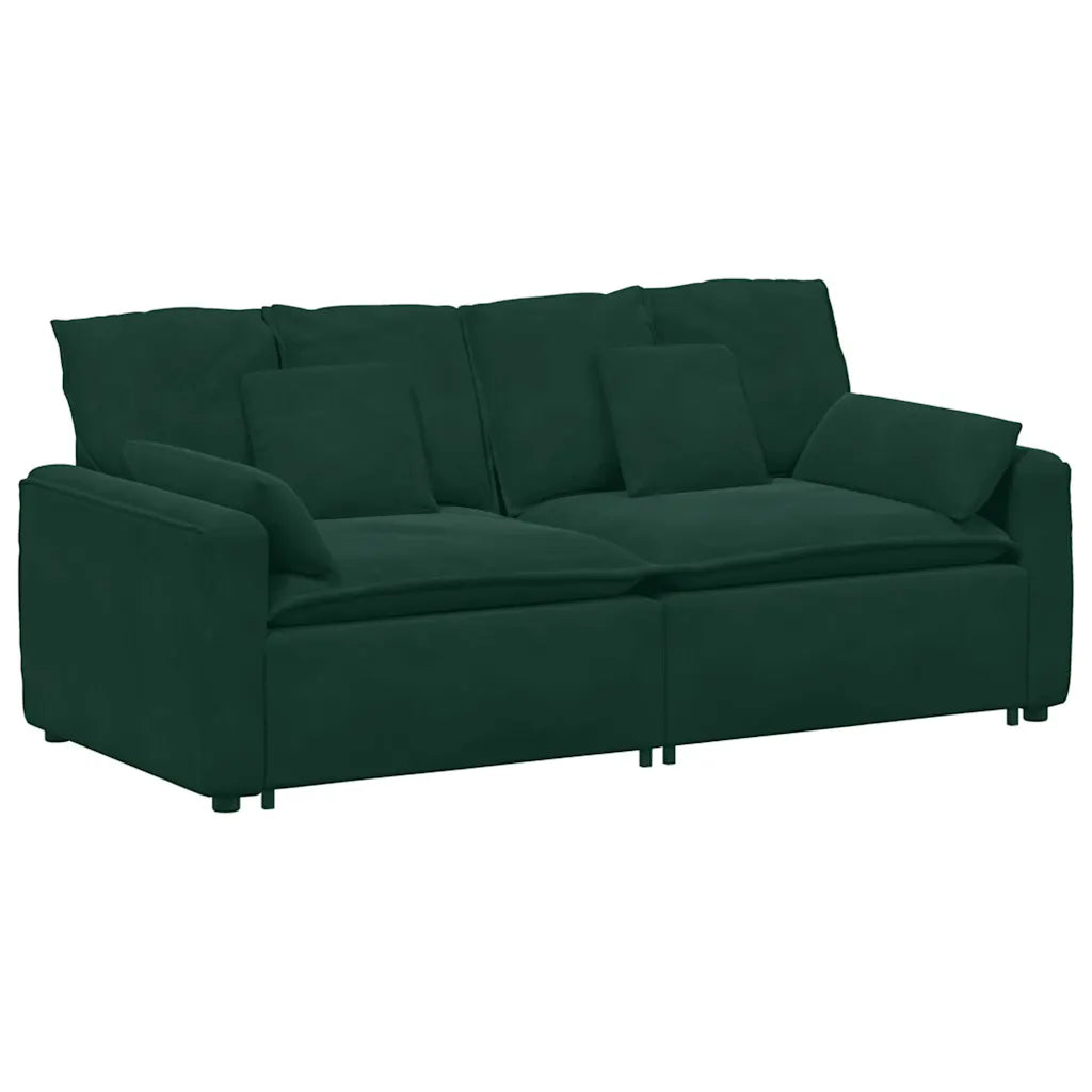 Modulares Sofa mit Kissen
