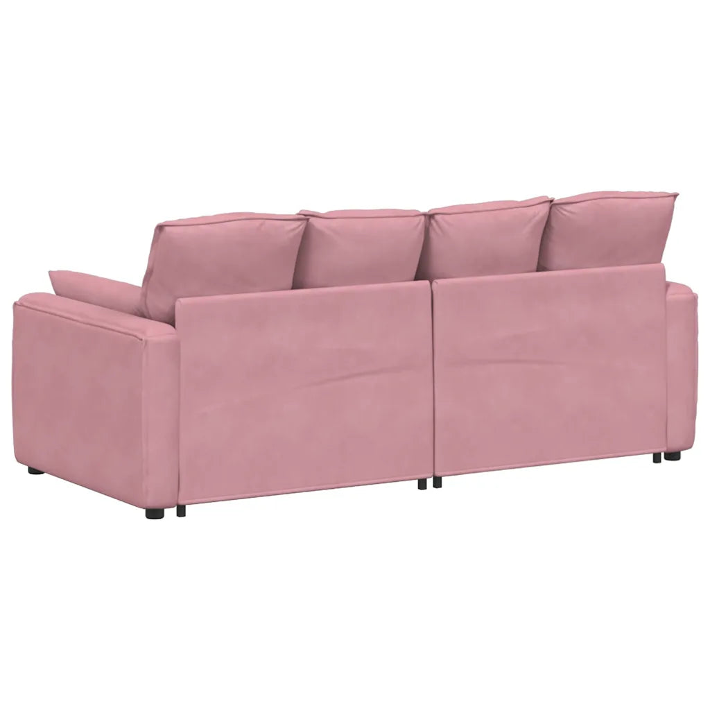 Modulares Sofa mit Kissen