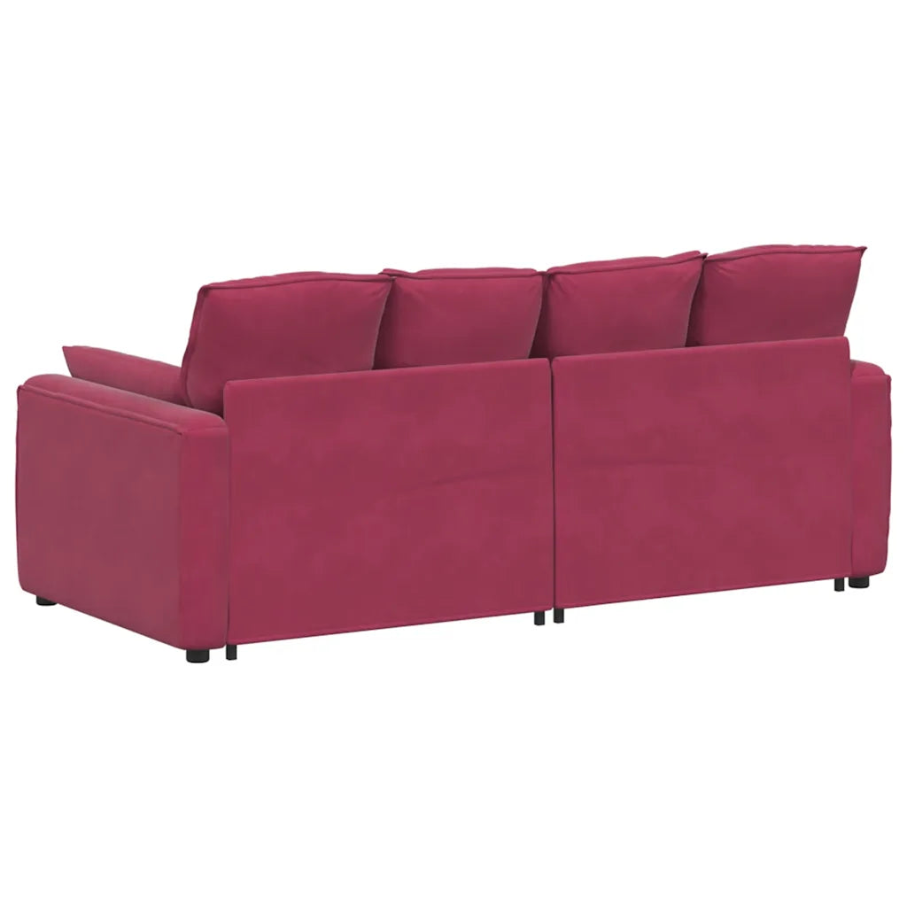 Modulares Sofa mit Kissen