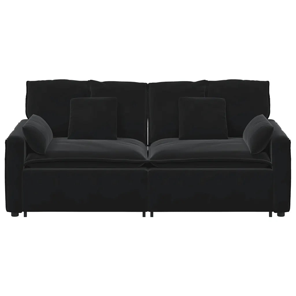 Modulares Sofa mit Kissen