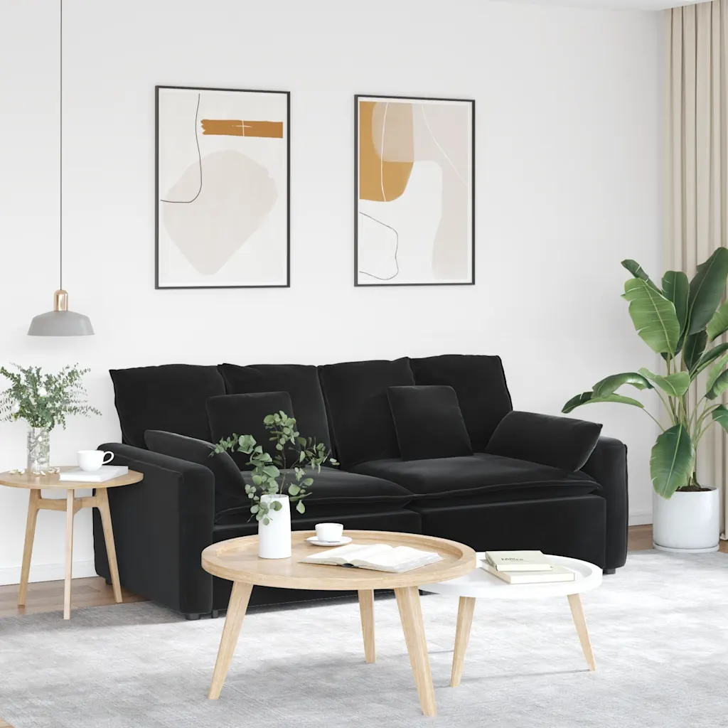 Modulares Sofa mit Kissen