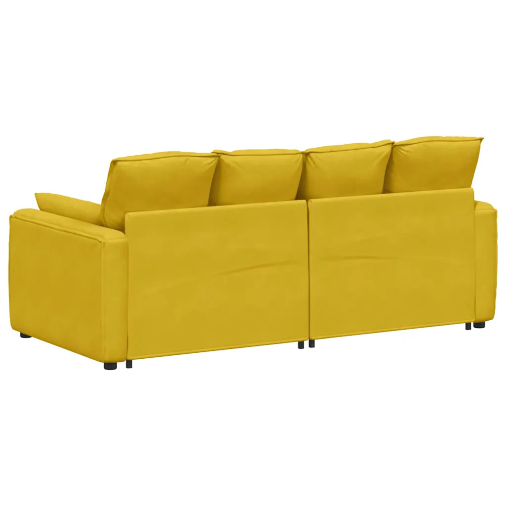 Modulares Sofa mit Kissen