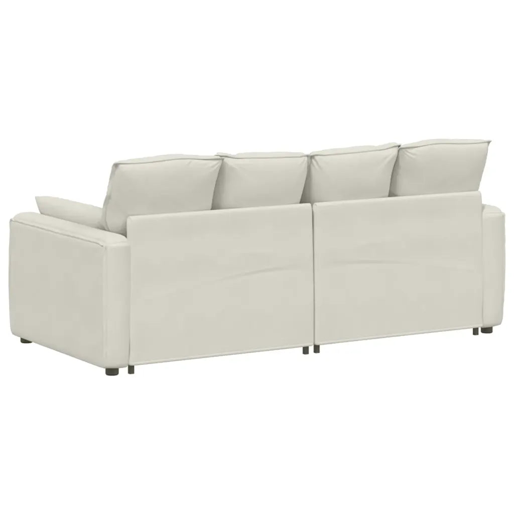 Modulares Sofa mit Kissen