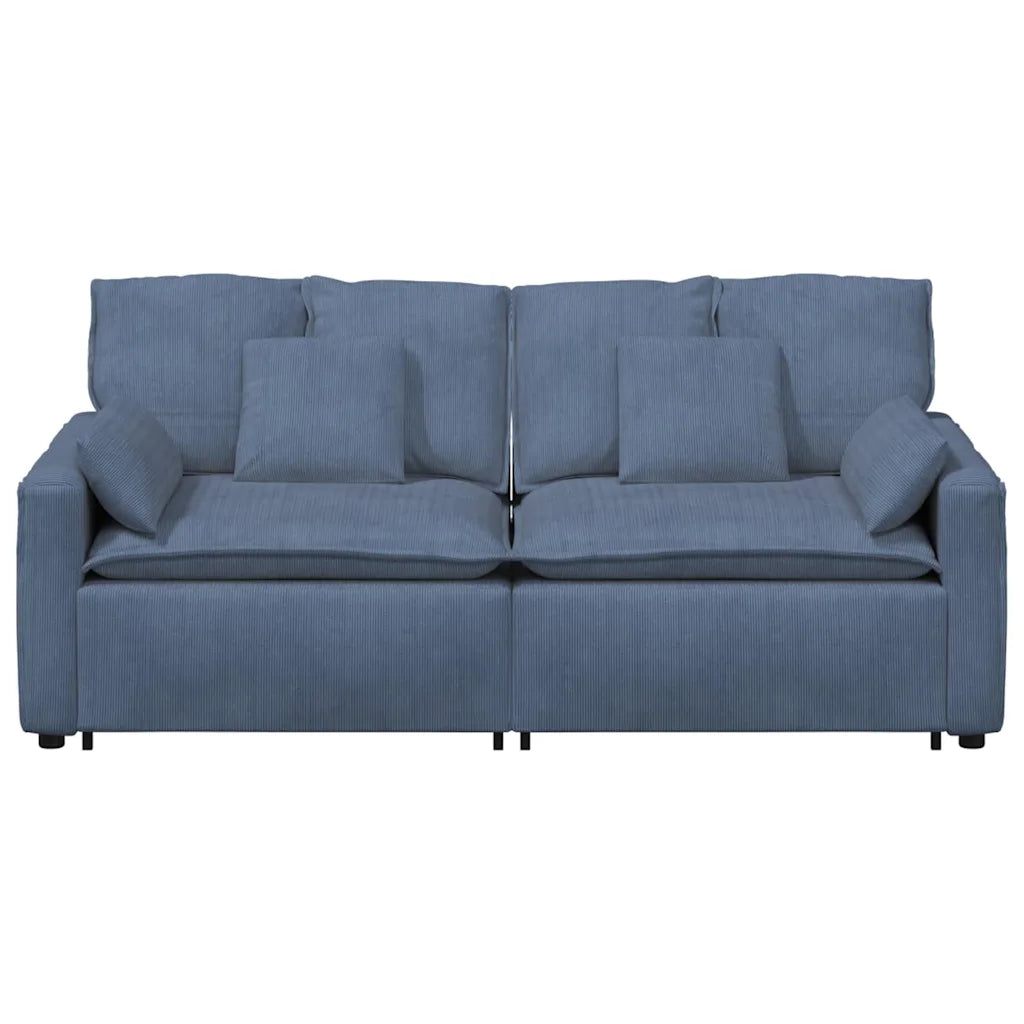 Modulares Sofa mit Kissen
