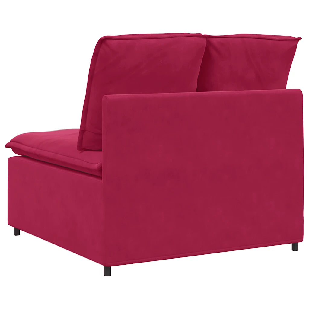 Modulares Sofa Mittelmodul mit Kissen  100 cm