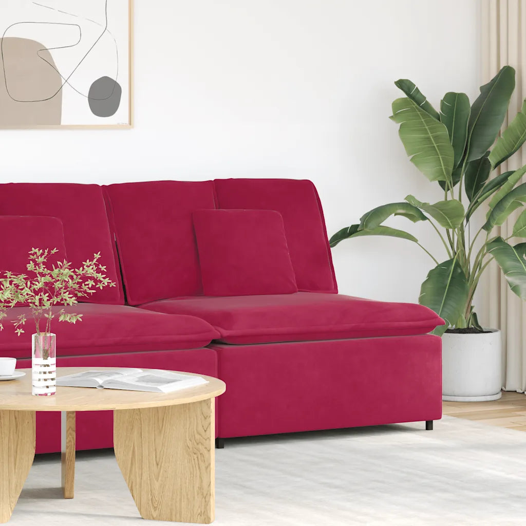 Modulares Sofa Mittelmodul mit Kissen  100 cm