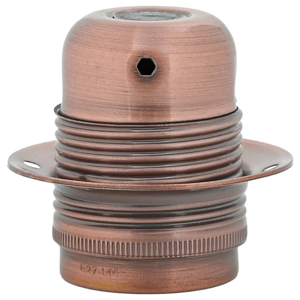 Lampenfassungen 2 Stk. Glänzend Schwarz E27