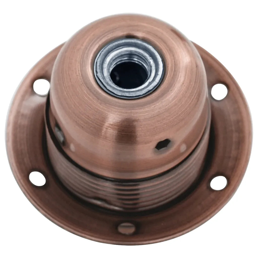 Lampenfassungen 2 Stk. Glänzend Schwarz E27