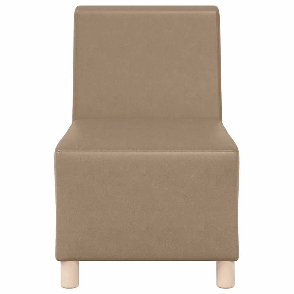 Modulares Armfreies Sofa 2 pcs Cappuccino