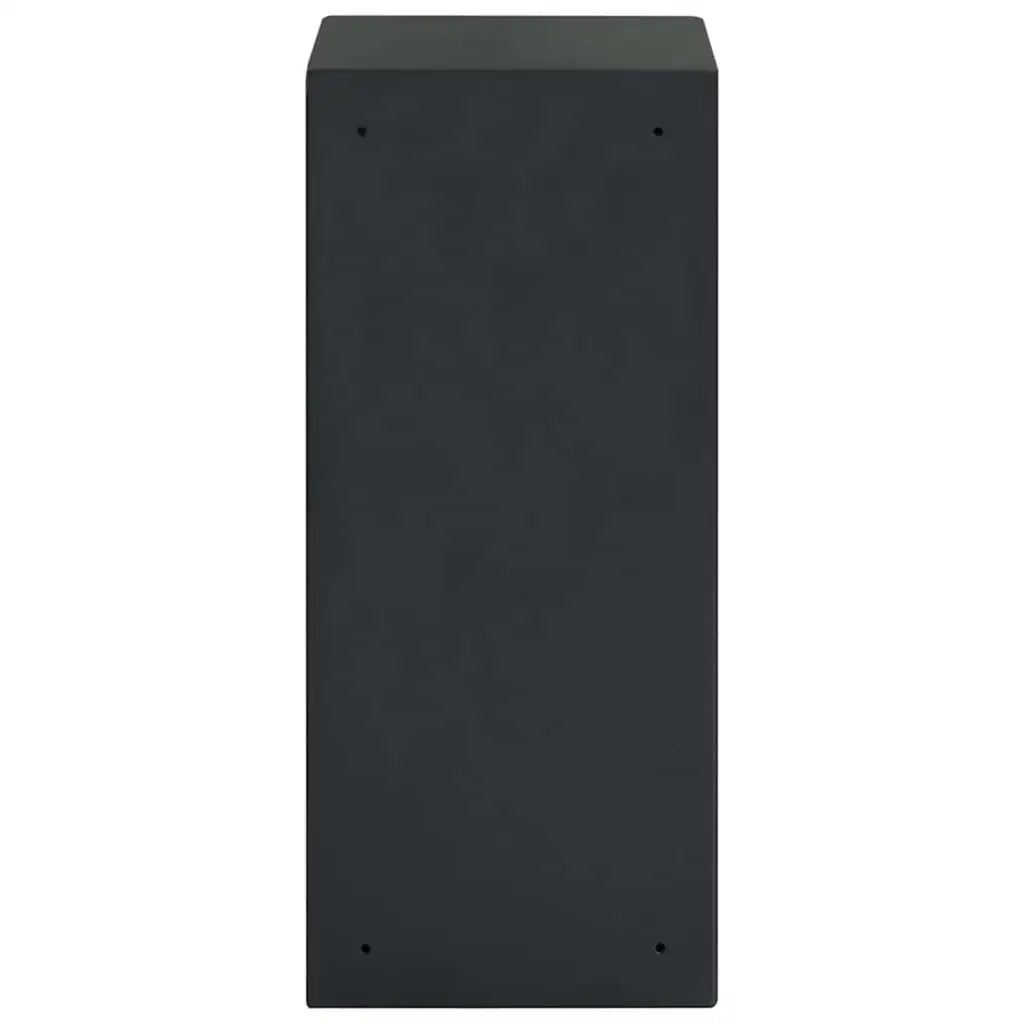 Digitaler Safe mit Schloss Dunkelgrau  Stahl