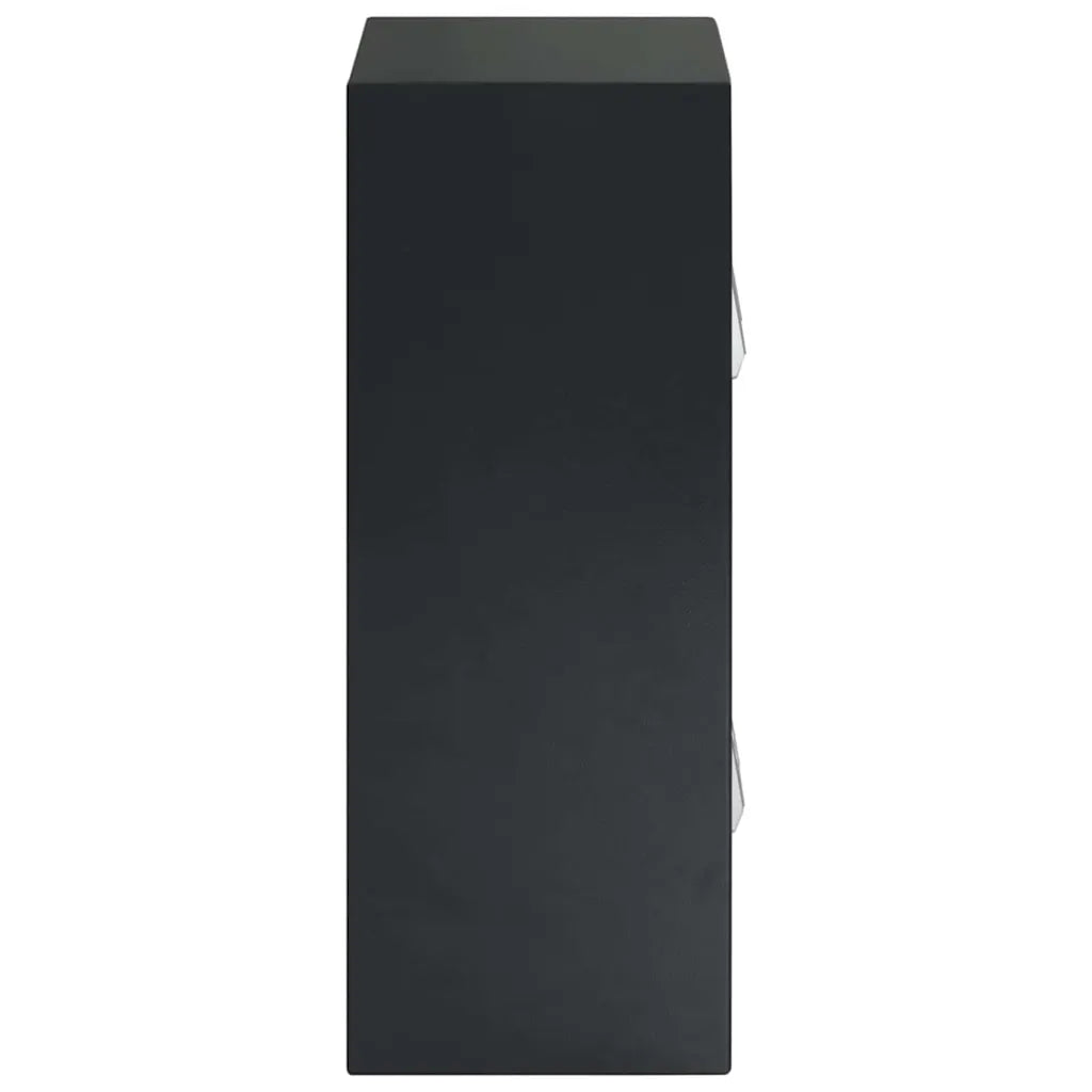 Digitaler Safe mit Schloss Dunkelgrau  Stahl