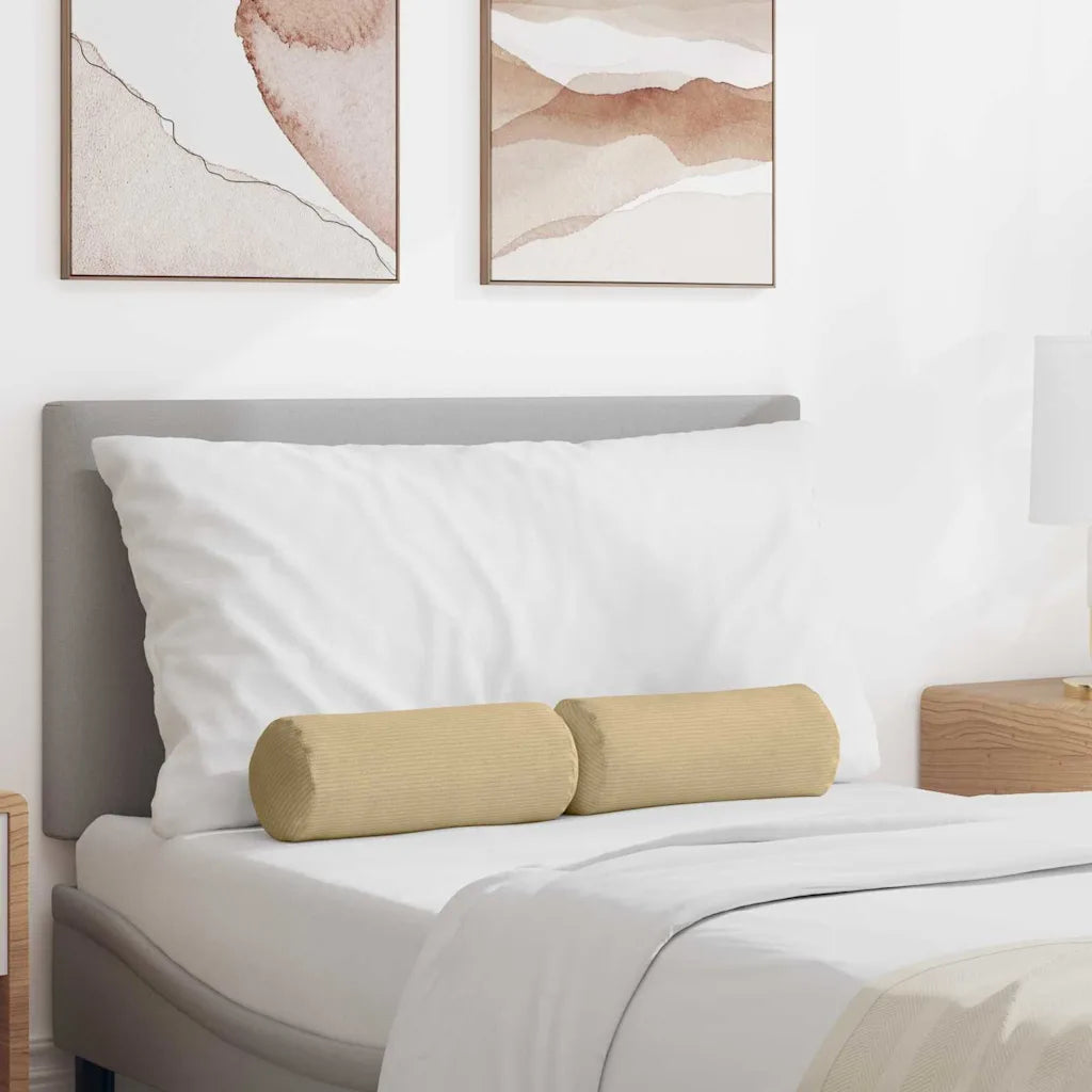 Bolsterkissen 2 Stück   Cordstoff