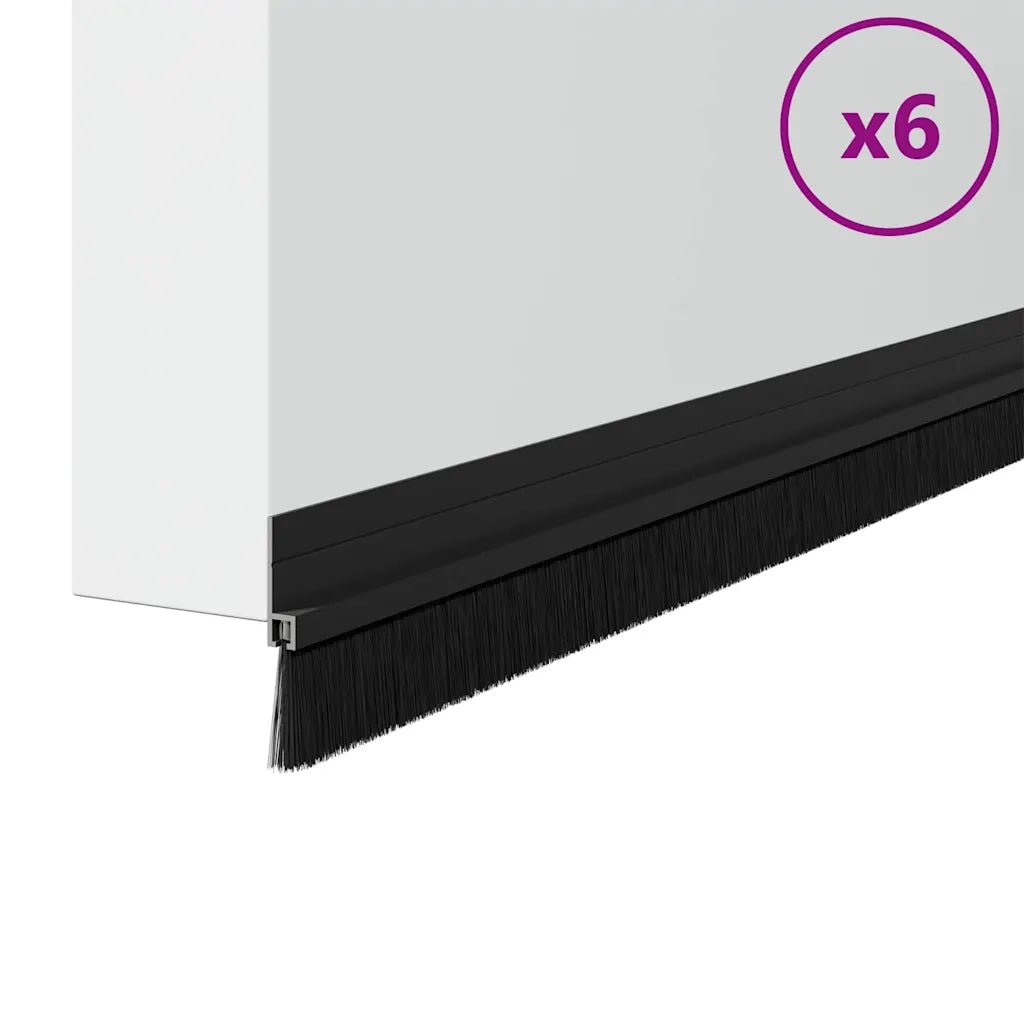 Selbstklebende Türbürstendichtungen 2 pcs