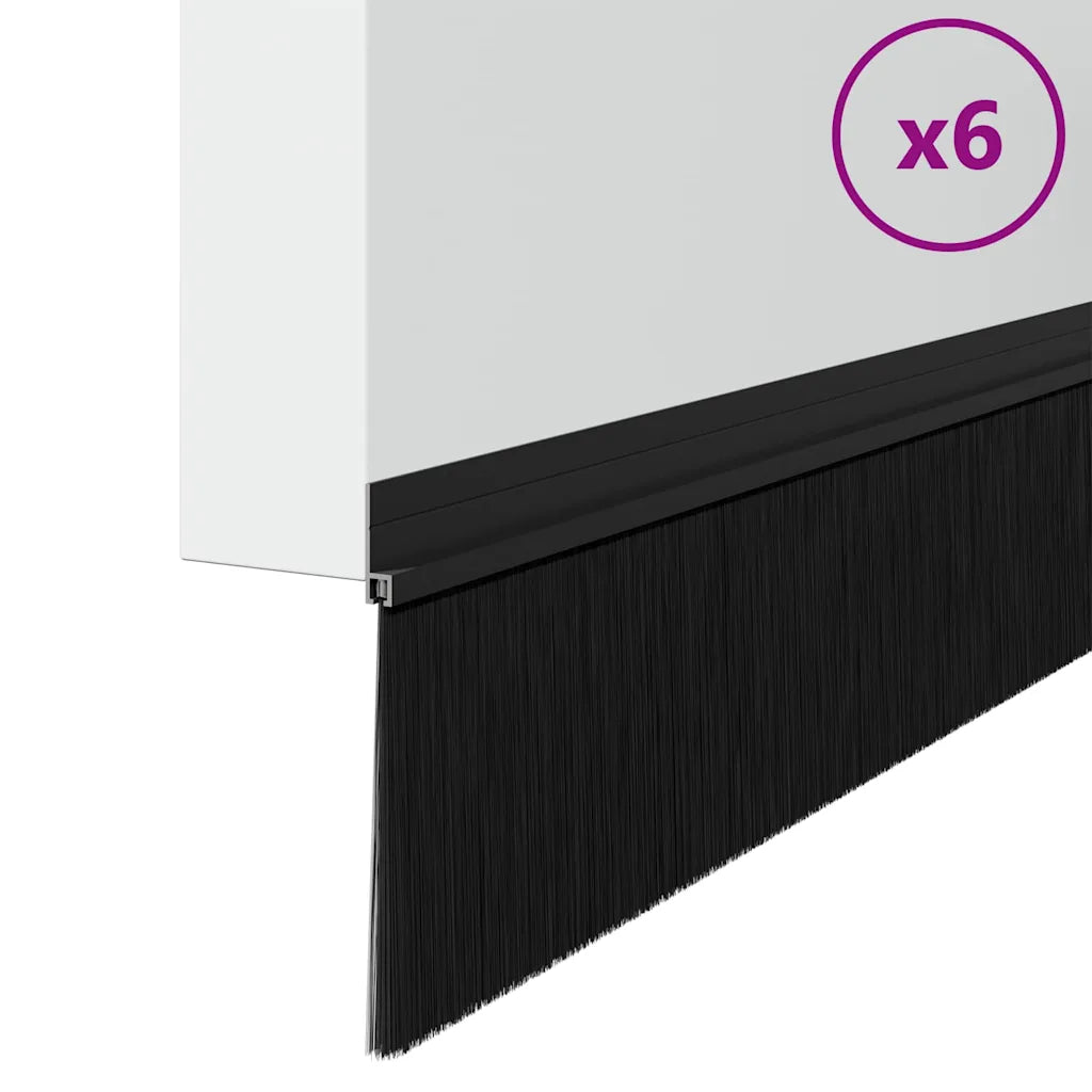 Selbstklebende Türbürstendichtungen 2 pcs