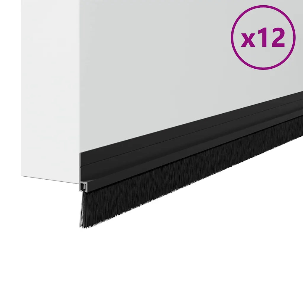 Selbstklebende Türbürstendichtungen 2 pcs