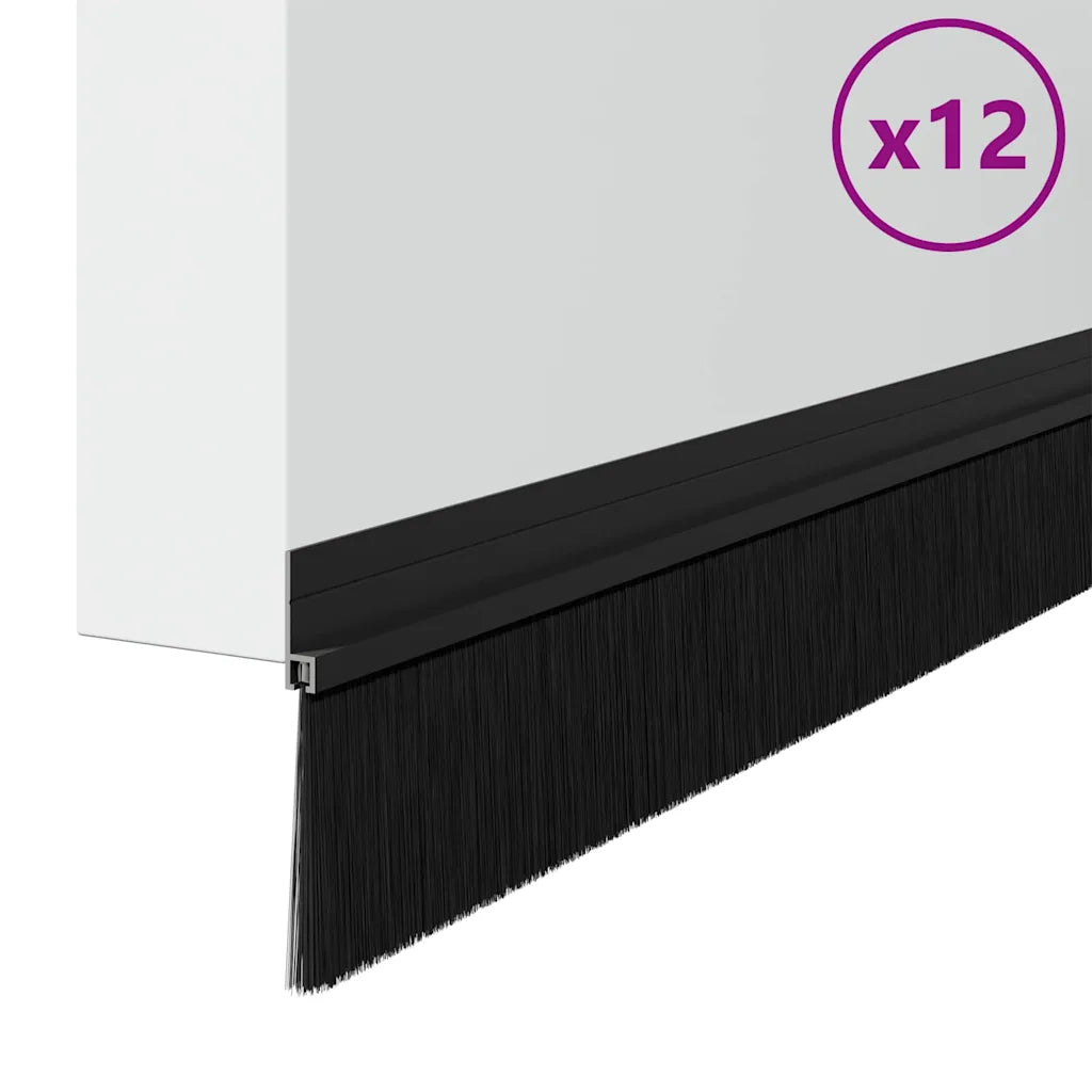 Selbstklebende Türbürstendichtungen 2 pcs