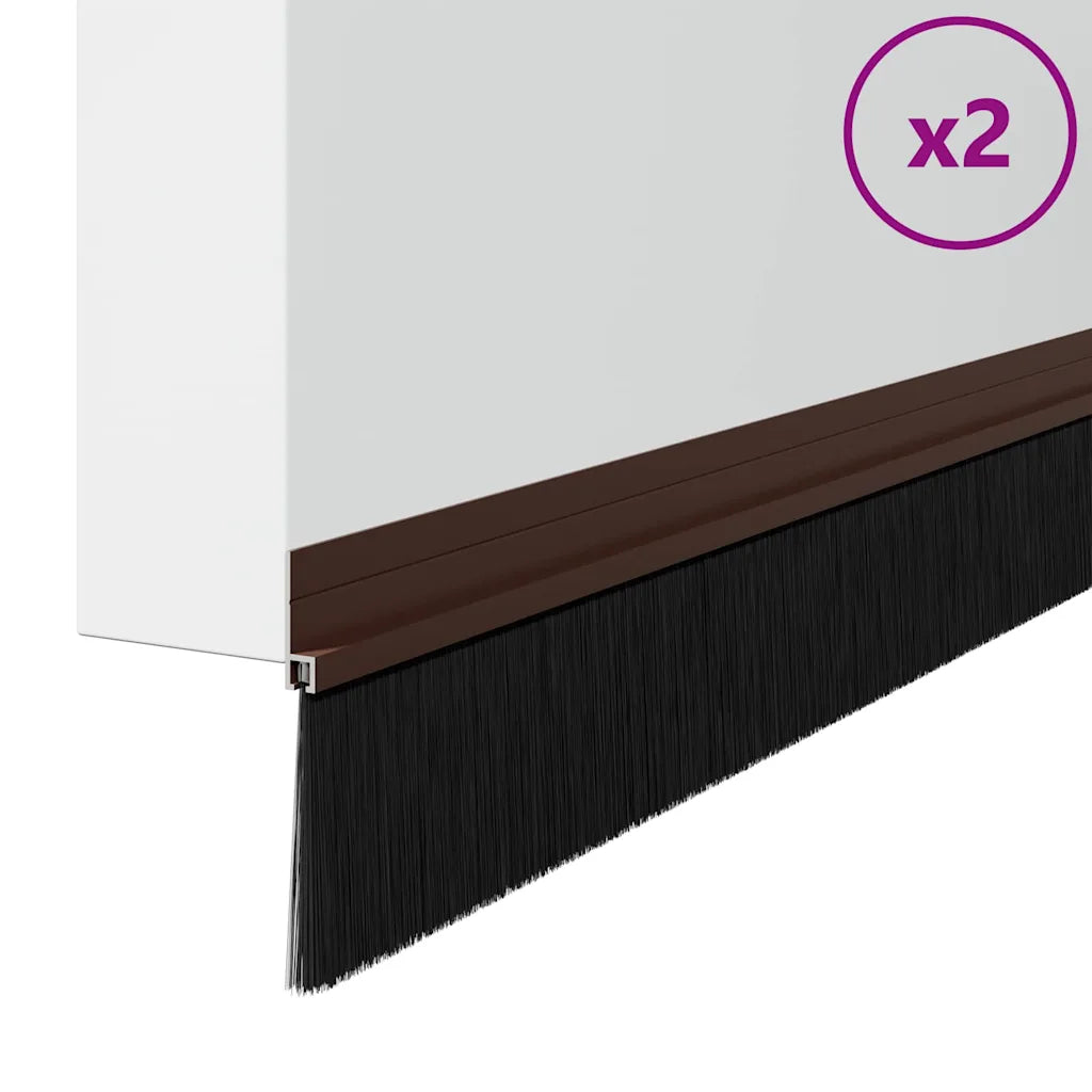 Selbstklebende Türbürstendichtungen 2 pcs