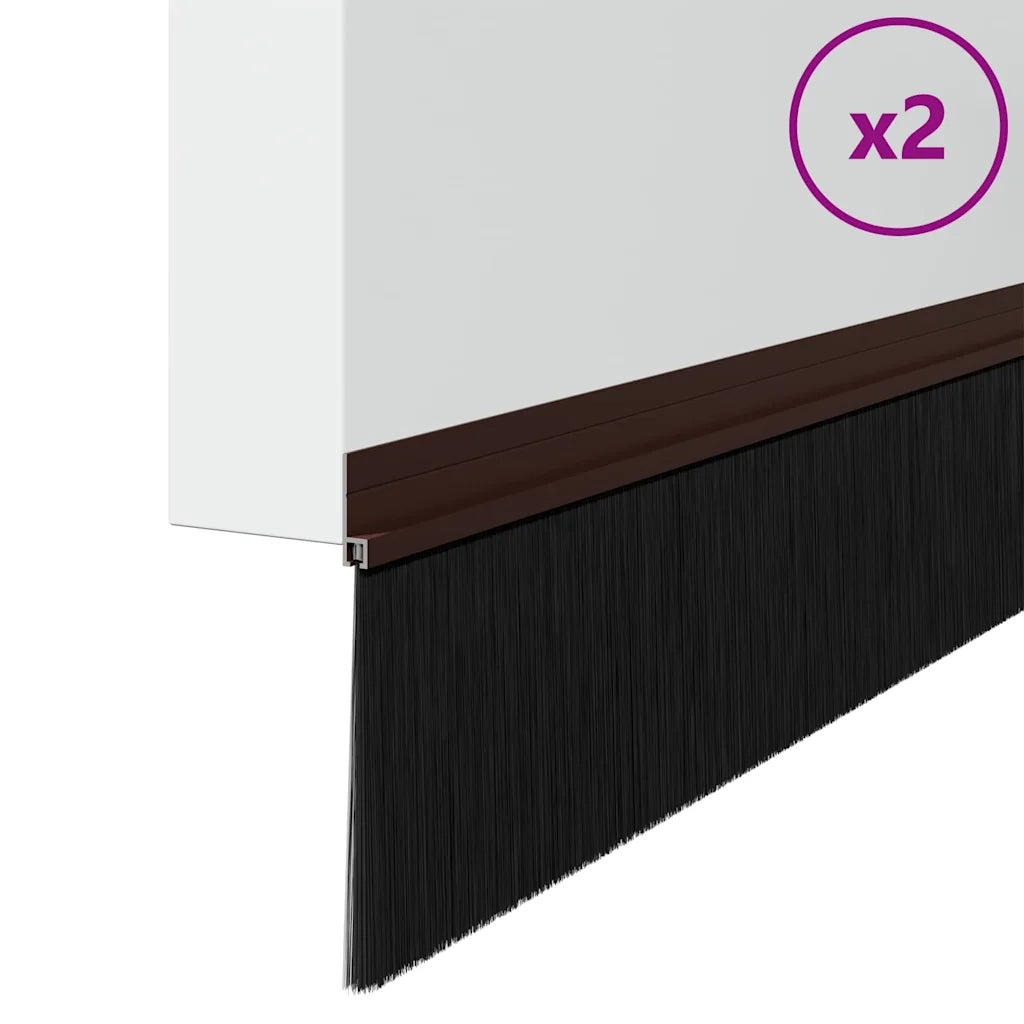 Selbstklebende Türbürstendichtungen 2 pcs