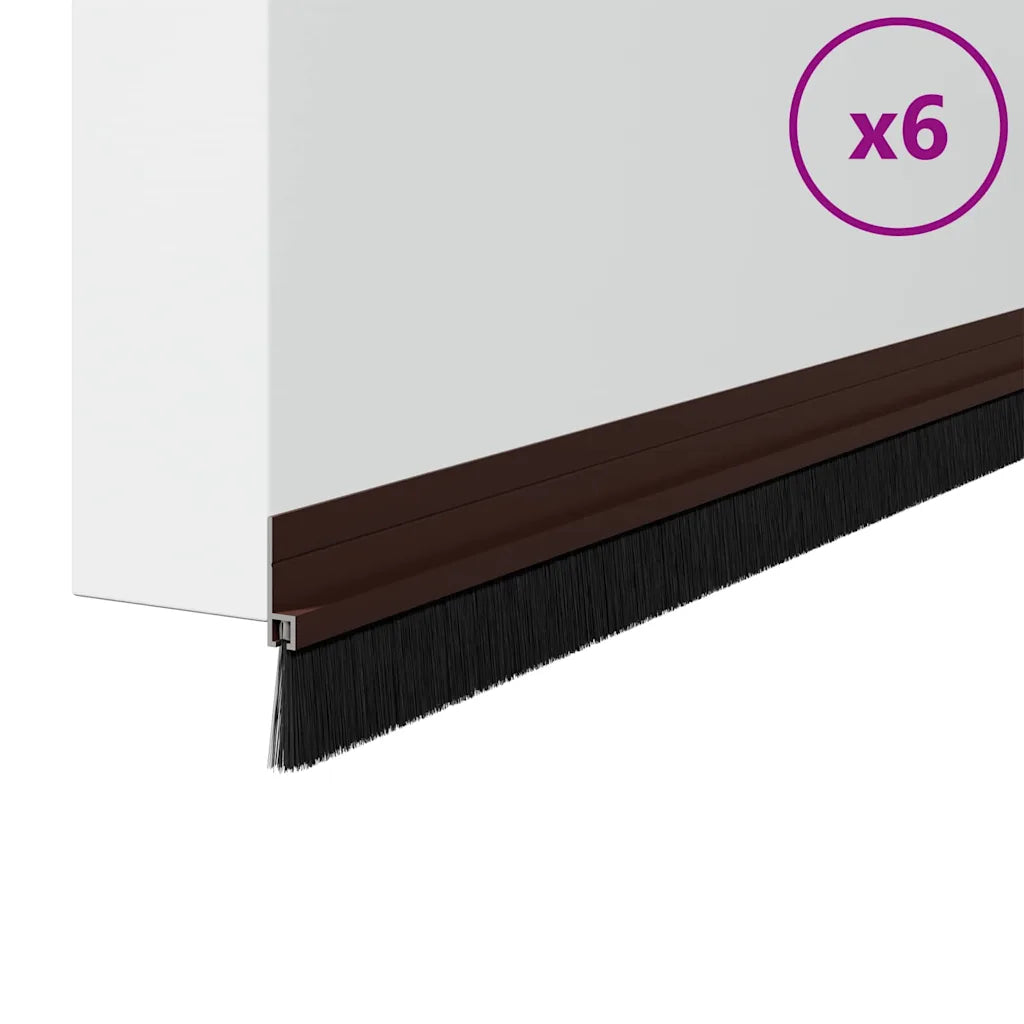 Selbstklebende Türbürstendichtungen 2 pcs