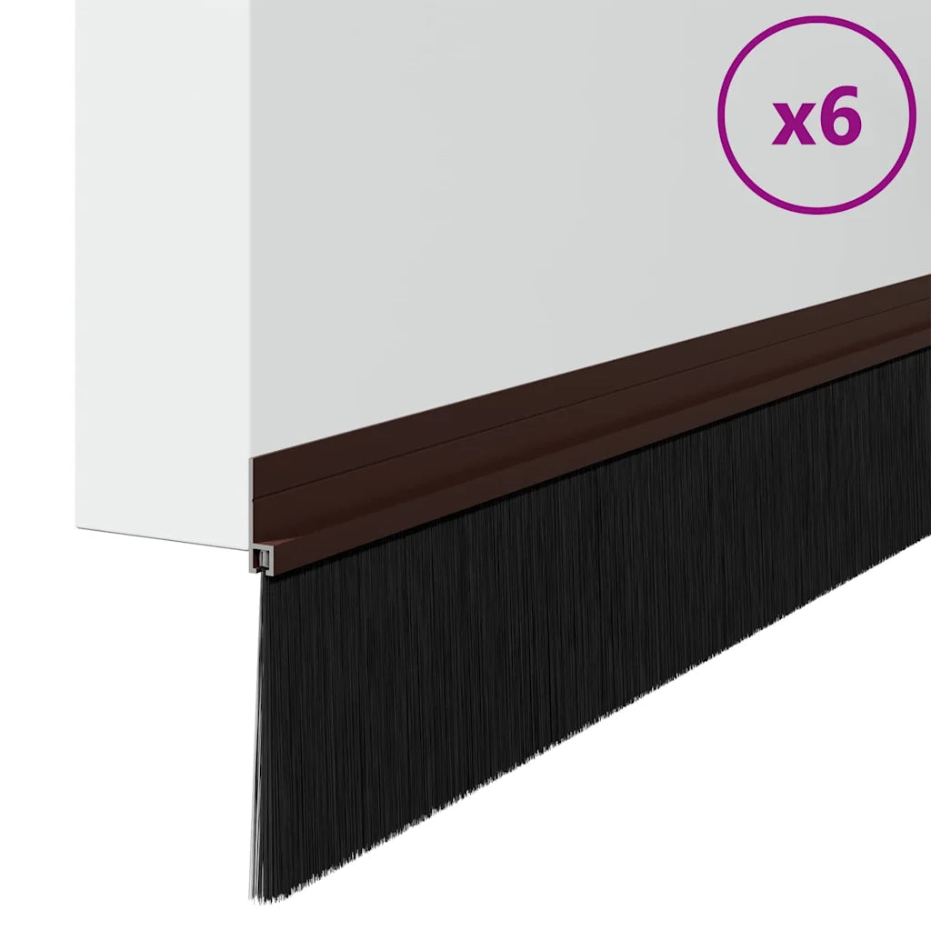 Selbstklebende Türbürstendichtungen 2 pcs