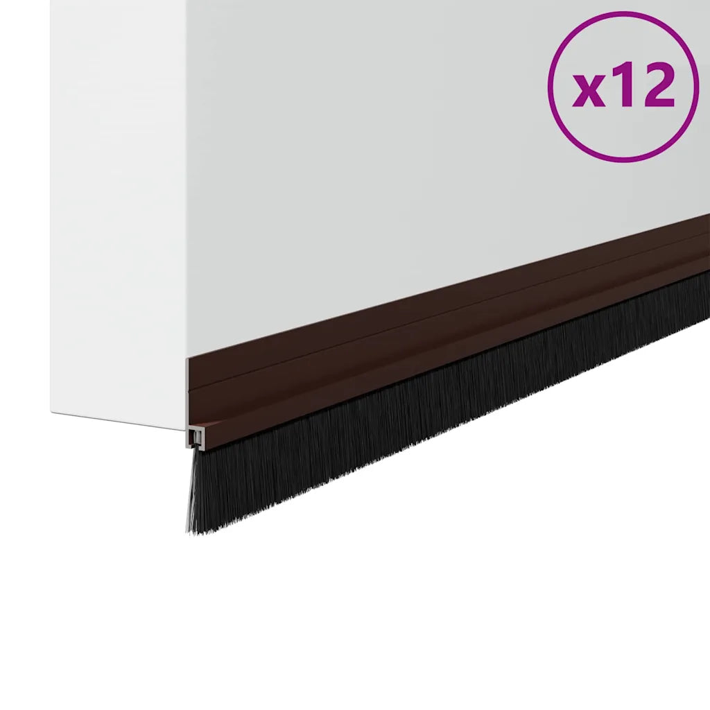 Selbstklebende Türbürstendichtungen 2 pcs